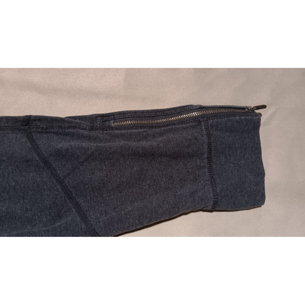 Calvin Klein Performance Leggings XL Charcoal Gray Zipper Athleisure Travel - Picture 3 of 5
